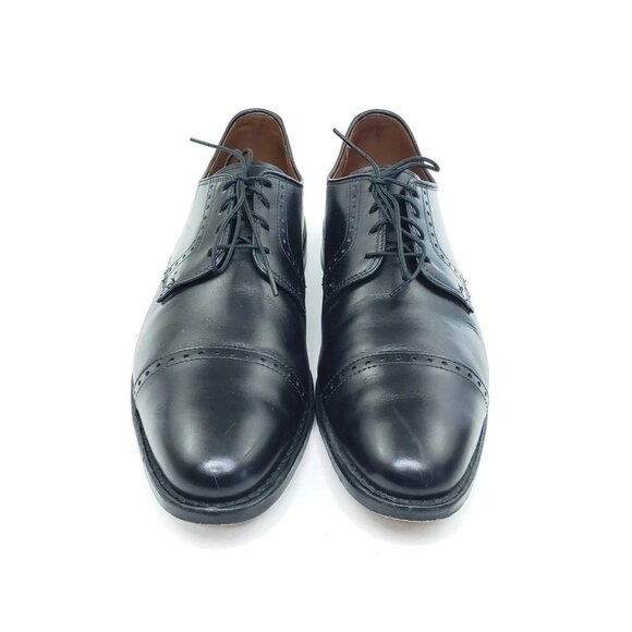 Allen Edmonds Clifton Black Leather Cap Toe Oxford Dress Shoes Mens 10D main image 11